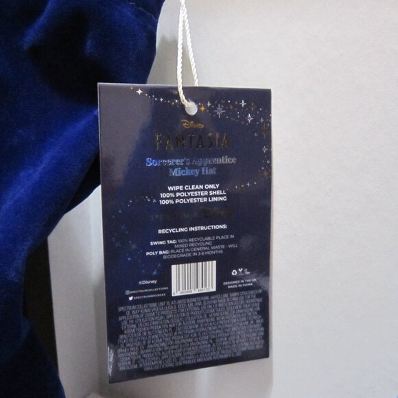 NWT SPECTRUM COLLECTIONS LTD ED FANTASIA X DISNEY SORCERER'S HAT MAKEUP BAG - Picture 3 of 7